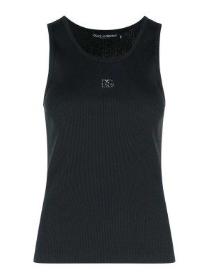 DOLCE & GABBANA: Tops & Débardeurs - Top - Noir