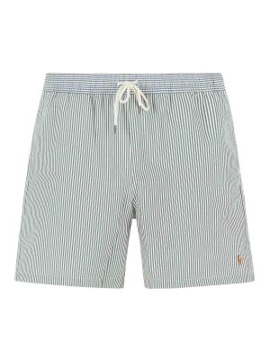 POLO RALPH LAUREN: one-piece - Green Cotton Blend Swimsuit