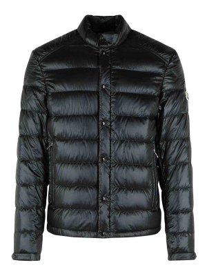 MONCLER: padded jackets - Selves Short Black Polyamide Down Jacket