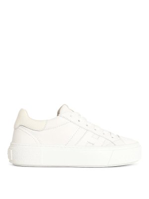 HOGAN: sneakers - Sneakers H705 in pelle bianca
