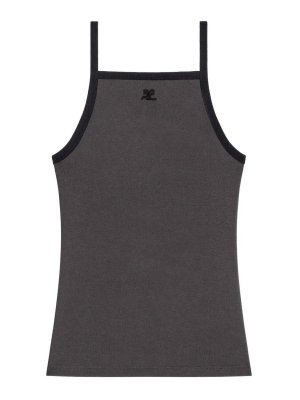 Courreges: Tops & Débardeurs - Top - Gris