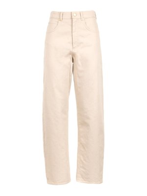 Max Mara: Straight Leg Jeans - Straight Leg Jeans - Beige