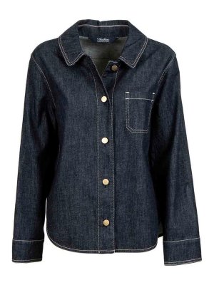 Max Mara: Camisas - Camisa - Azul