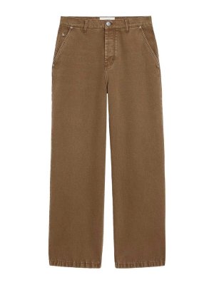 AMI PARIS: Pantalones casual - Pantalón Casual - Beis