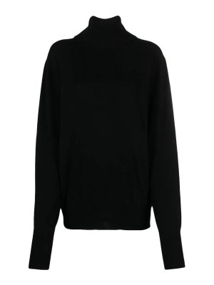 JIL SANDER: Rollkragenpullover  und Polo-Ausschnitt - Rollkragenpullover - Schwarz