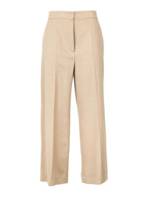 MAX MARA STUDIO: Straight Leg Jeans - Straight Leg Jeans - Beige