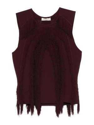 ULLA JOHNSON: Tops & Débardeurs - Top - Rouge Brun