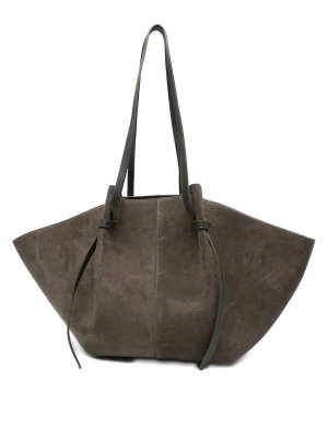 YUZEFI: Handtaschen - Shopper - Grün