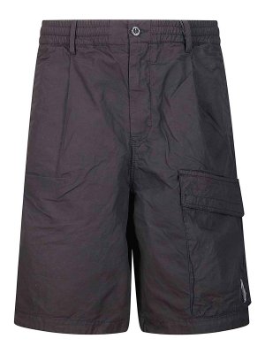 C.P. COMPANY: Trousers Shorts - Micro-Reps Boxy Lens Shorts