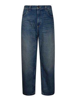 CARHARTT: カジュアルトラウザー - カジュアルパンツ - ブルー