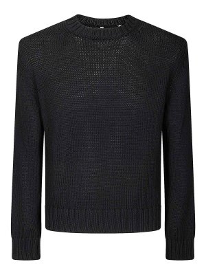 SUNFLOWER: クルーネック - クルーネック - 黒