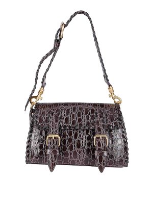 DRIES VAN NOTEN: Bolsas bandoleras - Bolsa Bandolera - Marrón Topo