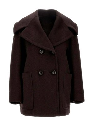 Max Mara: Casualjacken - Casualjacke - Braun