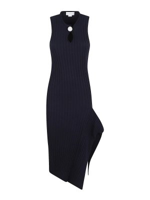 STELLA McCARTNEY: gonne al ginocchio  e longuette - Abito a costine in cotone