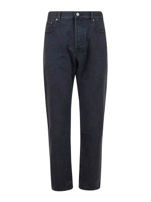 VALENTINO GARAVANI: straight leg jeans - Denim 5 Tasche Denim