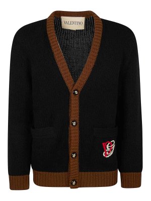 VALENTINO GARAVANI: Cardigans - Cardigan - Camel