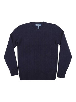 POLO RALPH LAUREN: Pull col rond - Pull Col Rond - Bleu Foncé
