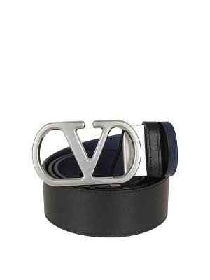 VALENTINO GARAVANI: ベルト - ベルト - ダークブルー