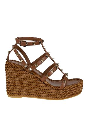 VALENTINO GARAVANI: Espadrilles - Espadrilles - Marron