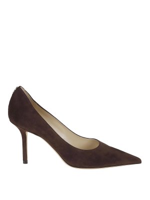 JIMMY CHOO: Escarpins - Chaussures À Talon - Marron