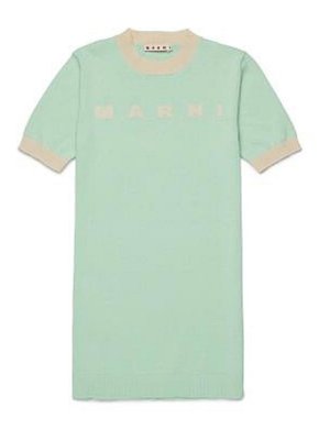 Marni: knee length dresses - Dress With Logo