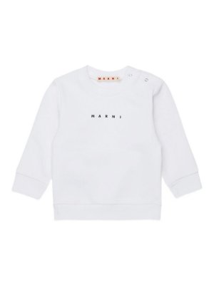 Marni: Sweatshirts & Pulls - Sweat-Shirts - Blanc