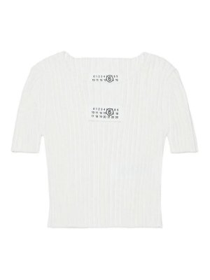 MM6 MAISON MARGIELA: T-shirts - T-Shirt - Blanc