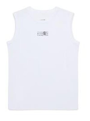 MM6 MAISON MARGIELA: Tops & Débardeurs - Top - Blanc