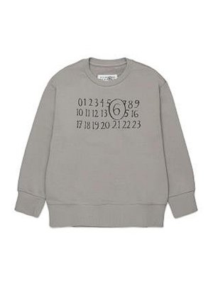 MM6 MAISON MARGIELA: スウェット＆セーター - スウェットシャツ/セーター - グレー