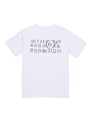 MM6 MAISON MARGIELA: T-shirts - T-Shirt - Blanc