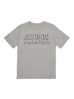 MM6 MAISON MARGIELA: T-shirts - T-Shirt - Gris