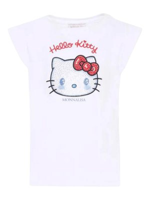 MONNALISA: T-shirts - T-Shirt - Blanc