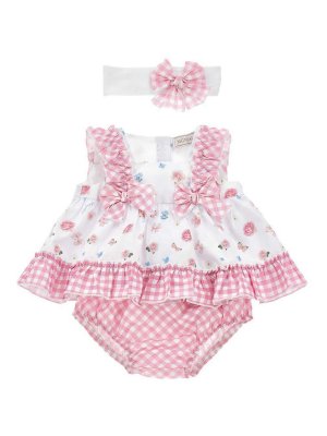 MONNALISA: knee length dresses - Dress and headband set