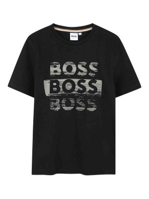 Hugo Boss: t-shirts - T-Shirt With Print