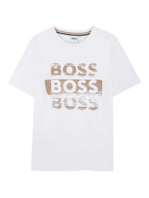 Hugo Boss: T-shirts - T-Shirt - Blanc
