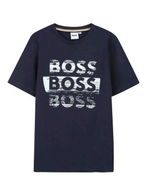 Hugo Boss: t-shirts - T-Shirt With Print