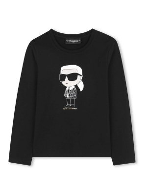 KARL LAGERFELD: T-shirts - T-Shirt - Noir