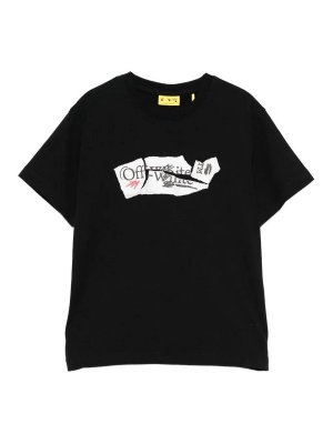 OFF-WHITE: t-shirts - T-Shirt With Logo