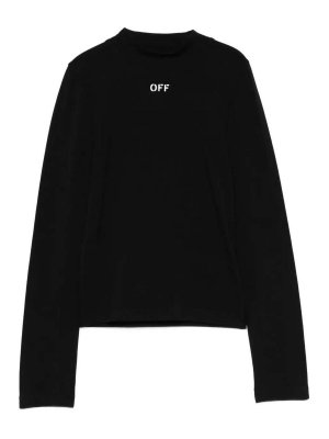 OFF-WHITE: T-shirts - T-Shirt - Noir
