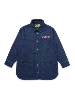 OFF-WHITE: knee length dresses - Dress With Logo