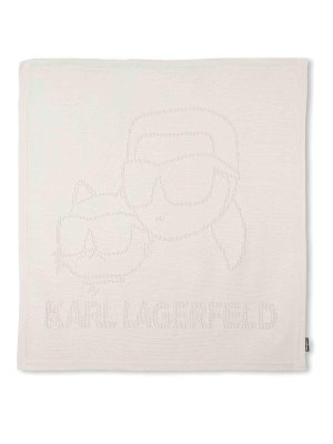 KARL LAGERFELD: blankets & throws - Blanket With Logo