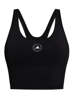ADIDAS BY STELLA MCCARTNEY: Top e canotte - Maglia Mccartney nera