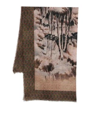 PIERRE-LOUIS MASCIA: scarves - Euclid Scarf 135-195 Landscape