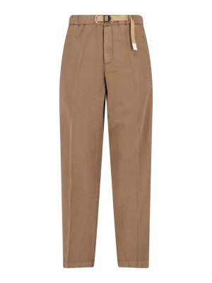 WHITE SAND: カジュアルトラウザー - カジュアルパンツ - ブラウン