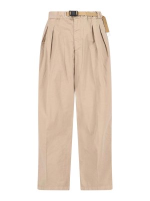 WHITE SAND: casual trousers - Belt Pants