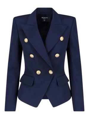 Balmain: Blazer - Blazer - Azul