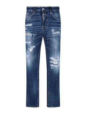 DSQUARED2: jeans dritti, a sigaretta - Jeans sottili