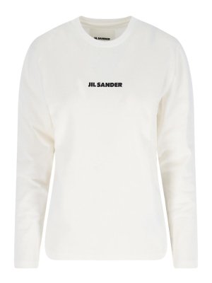 JIL SANDER: maglia collo rotondo - Maglia Logo