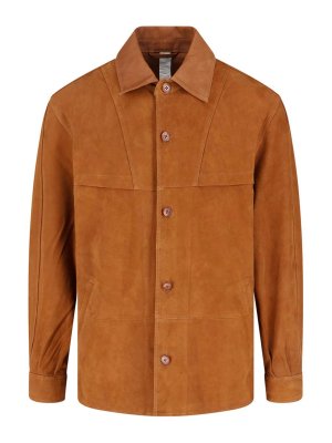 SUNFLOWER: shirts - Suede shirt