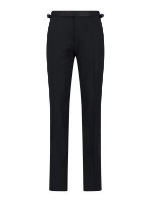 TOM FORD: Pantalons casual - Pantalons Décontractés - Noir